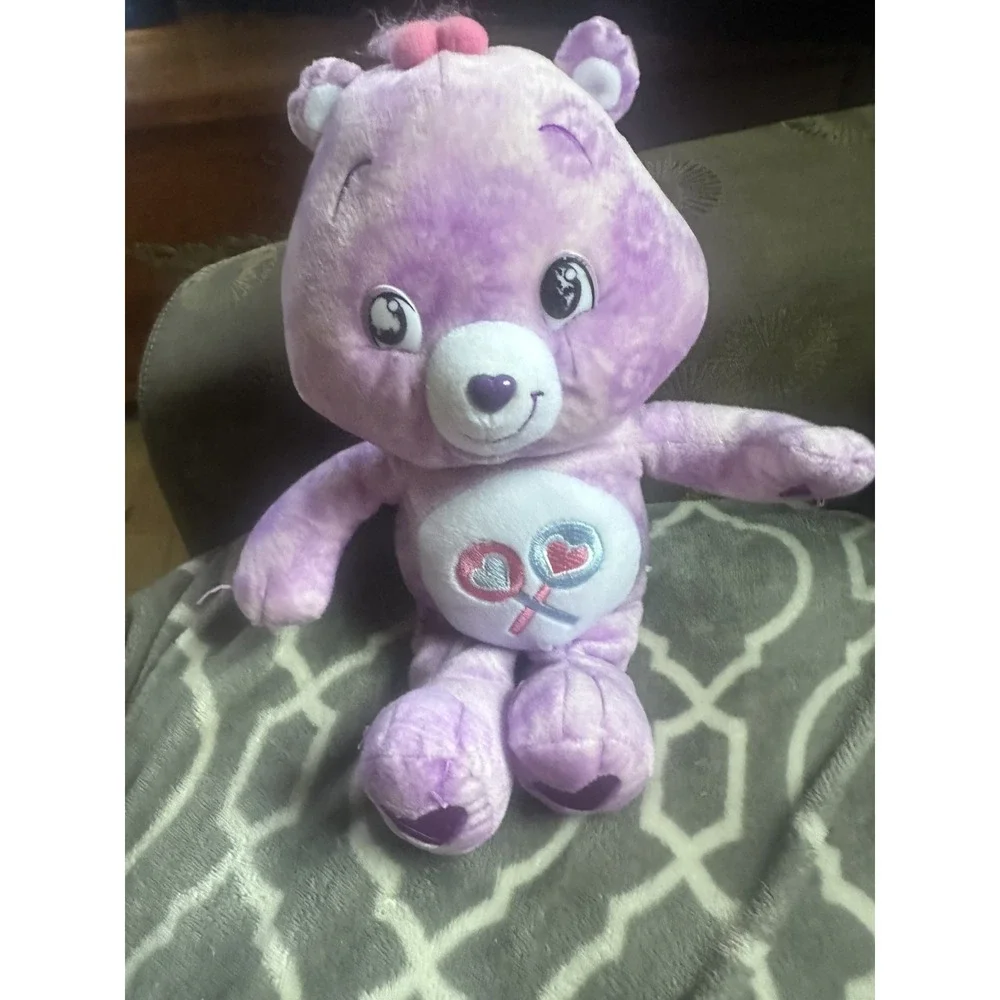 Purple Care Bear heart lollipop Share Bear